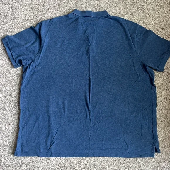 Polo by Ralph Lauren Navy Polo Shirt with Red Logo - Picture 2 of 2